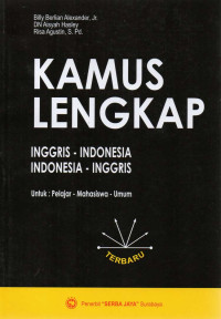 KAMUS LENGKAP (INGGRIS-INDONESIA INDONESIA-INGGRIS)